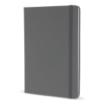 Carnet en PU de plusieurs couleurs vives avec pages lignées FSC A5 couleur gris clair