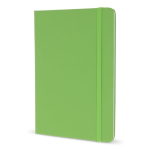 Carnet en PU de plusieurs couleurs vives avec pages lignées FSC A5 couleur vert lime