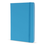 Carnet en PU de plusieurs couleurs vives avec pages lignées FSC A5 couleur bleu ciel