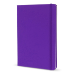 Carnet en PU de plusieurs couleurs vives avec pages lignées FSC A5 couleur mauve