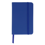 Carnet en RPET et PU de couleurs vives avec pages lignées FSC A6 couleur bleu