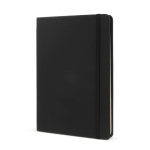 Carnet en RPET et PU de couleurs vives avec pages lignées FSC A5 couleur noir
