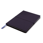 Carnet en RPET rigide avec sangle élastique horizontale A5 couleur gris