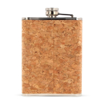 Flasque compacte en acier inoxydable et liège 220ml couleur naturel quatrière vue