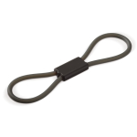 Extenseur de fitness de différentes couleurs pour groupes musculaires couleur noir