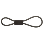 Extenseur de fitness de différentes couleurs pour groupes musculaires couleur noir deuxième vue