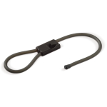 Extenseur de fitness de différentes couleurs pour groupes musculaires couleur noir troisième vue