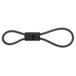 Extenseur de fitness de différentes couleurs pour groupes musculaires couleur noir sixième vue