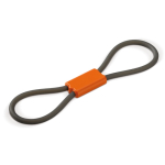 Extenseur de fitness de différentes couleurs pour groupes musculaires couleur orange