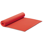 Tapis de yoga de 4mm d'épaisseur avec sac de transport couleur rouge