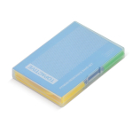 Boîte en plastique avec 3 bandes de résistance différentes couleur transparent deuxième vue