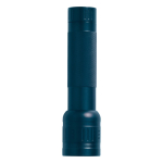 Lampe compacte en aluminium avec lumières LED et piles incluses couleur bleu foncé quatrière vue