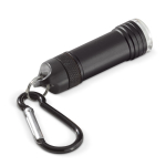 Lampe en aluminium avec mousqueton pour accrocher partout couleur noir deuxième vue