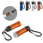 Lampe en aluminium avec mousqueton pour accrocher partout
