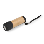 Lampe torche en bambou et plastique recyclé d'une portée de 20m