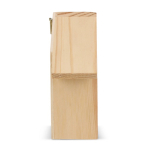 Petite maison écologique pour abeilles en bois FSC couleur bois quatrière vue