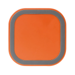 Chargeur sans fil carré dans différents coloris vibrants 5W couleur orange deuxième vue