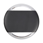 Chargeur sans fil circulaire avec bords lumineux 5W couleur noir troisième vue