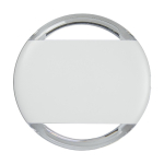 Chargeur sans fil circulaire avec bords lumineux 5W couleur blanc troisième vue