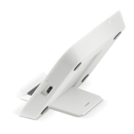 Chargeur sans fil et support avec finitions pour mobile 5W couleur blanc troisième vue