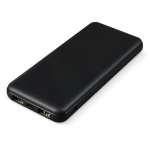 Batterie externe métallique avec charge sans fil 8 000 mAh couleur noir deuxième vue