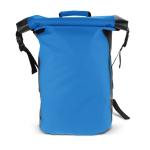 Sac à dos roll-top imperméable avec bretelles rembourrées 25L couleur bleu deuxième vue