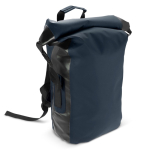 Sac à dos roll-top imperméable avec bretelles rembourrées 25L couleur bleu foncé