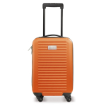Valise cabine à 4 roues avec plaque métallique pour marquage couleur orange deuxième vue