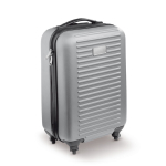 Valise cabine à 4 roues avec plaque métallique pour marquage couleur argenté troisième vue