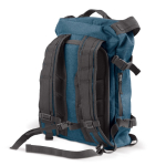 Sac à dos rembourré avec ouverture à l'arrière couleur bleu foncé deuxième vue