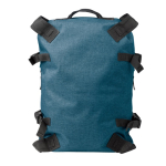 Sac à dos rembourré avec ouverture à l'arrière couleur bleu foncé troisième vue