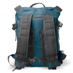 Sac à dos rembourré avec ouverture à l'arrière couleur bleu foncé quatrière vue