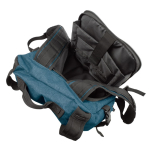 Sac à dos rembourré avec ouverture à l'arrière couleur bleu foncé sixième vue