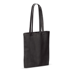 Sac en coton avec certification OEKO-TEX de couleurs 140 g/m2 couleur noir