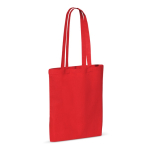 Sac en coton avec certification OEKO-TEX de couleurs 140 g/m2 couleur rouge