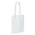 Sac en coton avec certification OEKO-TEX de couleurs 140 g/m2 couleur blanc