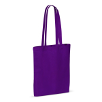 Sac en coton avec certification OEKO-TEX de couleurs 140 g/m2 couleur mauve