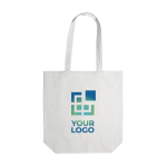 Sac en coton avec soufflet OEKO-TEX de couleurs 280 g/m2 vue principale