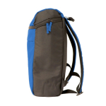 Sac à dos glacière isotherme rectangulaire pour 6 grandes canettes couleur bleu quatrière vue
