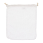 Sac réutilisable en coton pour fruits et légumes 25x30 cm couleur blanc