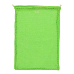 Sac réutilisable en coton pour fruits et légumes 30x40 cm couleur vert lime deuxième vue