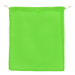 Sac réutilisable en coton pour fruits et légumes 40x45 cm couleur vert lime