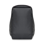 Sac à dos pour ordinateur portable en RPET avec poches latérales 15'' couleur noir deuxième vue