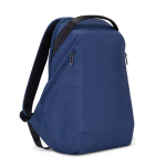 Sac à dos pour ordinateur portable en RPET avec poches latérales 15'' couleur bleu