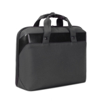 Mallette pour ordinateur portable en RPET avec bandoulière 15.6'' couleur noir