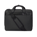 Mallette pour ordinateur portable en RPET avec bandoulière 15.6'' couleur noir deuxième vue