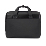 Mallette pour ordinateur portable en RPET avec bandoulière 15.6'' couleur noir troisième vue
