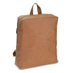 Sac à dos en papier kraft avec renfort en mousse couleur marron