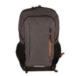 Sac à dos pour ordinateur en RPET avec détails réfléchissants 17'' couleur gris foncé deuxième vue