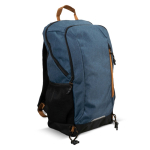 Sac à dos pour ordinateur en RPET avec détails réfléchissants 17'' couleur bleu foncé